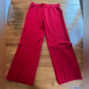 Neiman Marcus Cashmere Red Pants